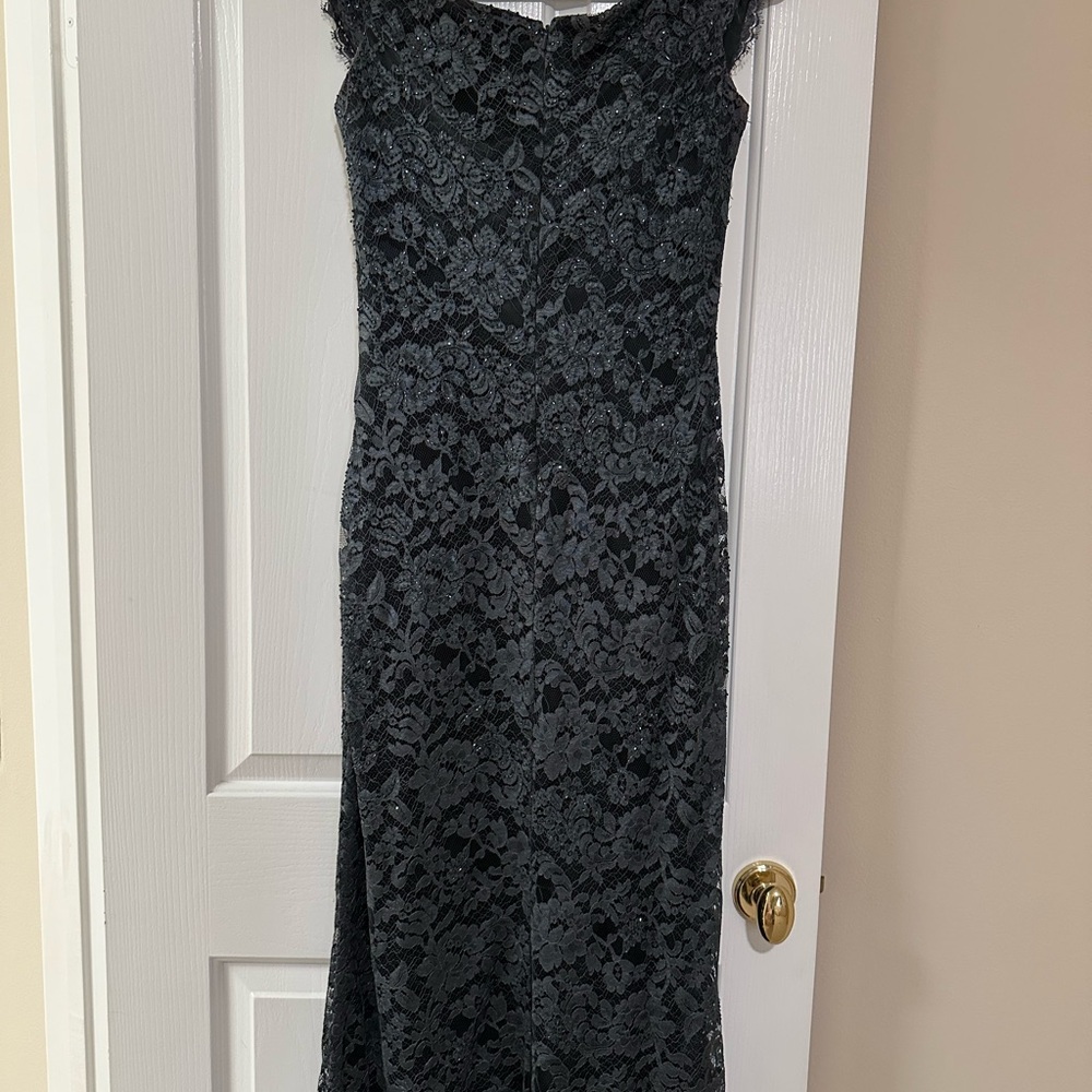 Elegant Black Lace Dress